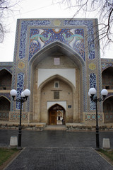 Nadir Divan-Beghi Madrasa, Lyab-i Hauz place of ancient Bukhara, Uzbekistan