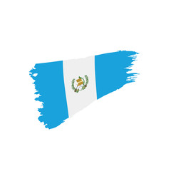 Guatemala flag, vector illustration