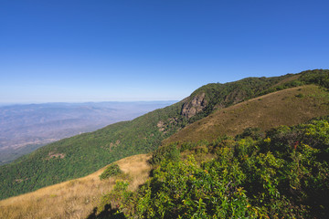 Doi Inthanon National Park Kew Mae Pan, The top highest mountain of Thailand