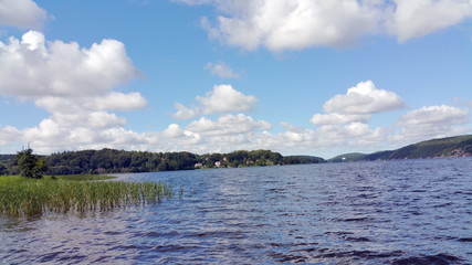 View of the beautiful lake