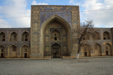 Fototapeta na wymiar Qosh Madrasa complex in Bukhara, Uzbekistan