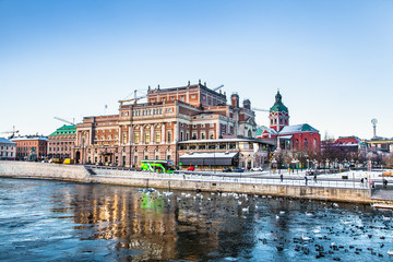  Architecture in the centre of Stockholm, Sweden.