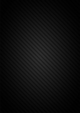Black lighting background with diagonal stripes. Vector abstract background