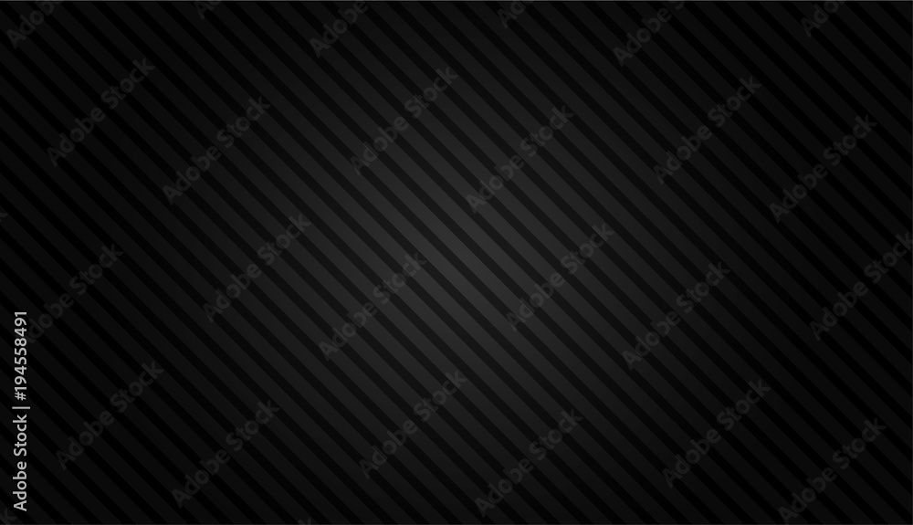 Poster black lighting background with diagonal stripes. vector abstract background