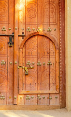 Traditional Arabian Door Within a Door