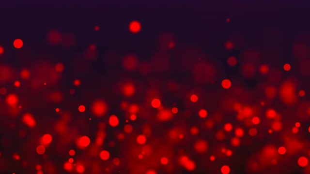 Bright red glowing bokeh, shallow depth of field, modern computer generated background, 3D rendering backdrop