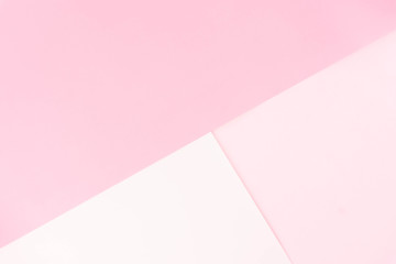 Minimal three tone of pink paper background.