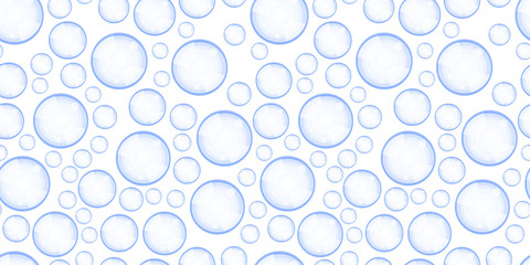 Blue bubble pattern