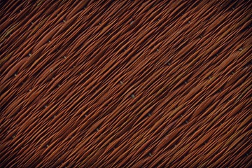 Traditional thai style nature background of brown handicraft weave texture wicker surface for furniture material