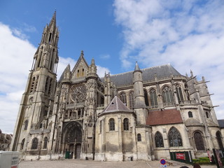 Fototapeta premium Cathédrale de Senlis, Oise, France
