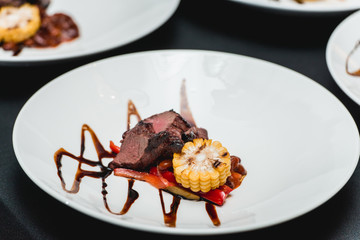 healthy fresh fajitas or fajitos with beef. Easy, but tasty, healthy. National Mexican food, fresh oganic food.