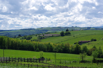 Obraz premium paysage autour de la ville de Saint-Etienne 