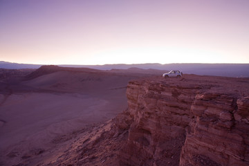 Valle de la luna (spanish for Moon Valley), Los Flamencos National Reserve, San Pedro de Atacama, Atacama desert, Antofagasta Region, Chile, South America