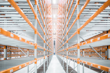 empty high rise storage hall