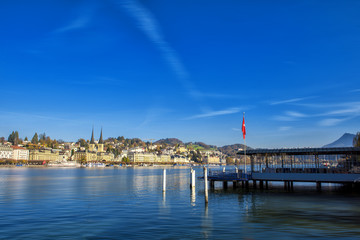 Obraz premium Beautiful view of Lucerne, Switzerland