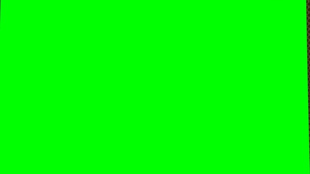 Apertura chiusura tenda in broccato colorato su sfondo croma key