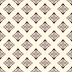 Fototapeta na wymiar Outline seamless pattern with stylized repeating stars. Simple geometric ornament. Modern stylish texture.