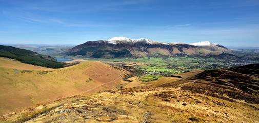 Looking over Bassenthwaite to Skiddaw