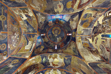 Fototapeta na wymiar Interior Paintings Boyana Church