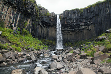 Svartifoss - waterfall in Iceland