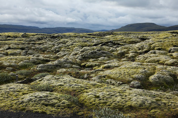 Unusual Icelandic landscape