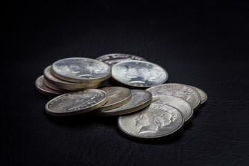 Pile of Silver Dollars