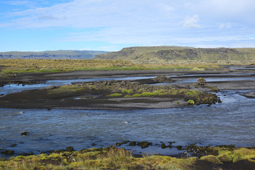 Unusual Icelandic landscape