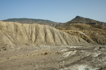 Desert Tabernas. landscape