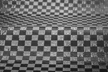 Carbon fiber material with large squares
