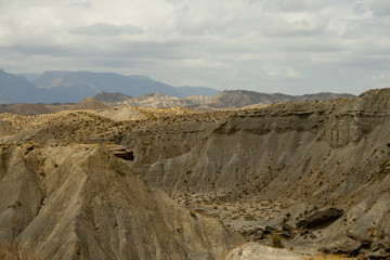 Desert Tabernas. landscape