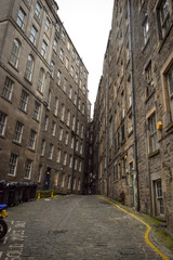 Gasse, Edinburgh, Dunkel, Gefahr, Angst, Enge, Grauen, Alt, Großstadt, England