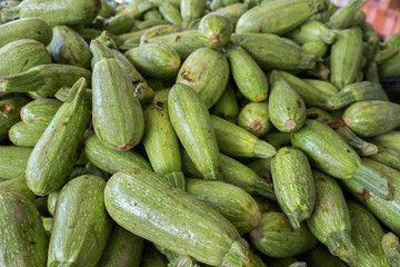 Zucchini sold at city farmers market
