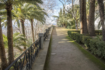  Carmen de los Martires, near to Alhambra, public garden.Granada, Spain.