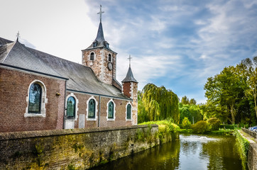 Fototapeta premium The ancient Castle of Jehay