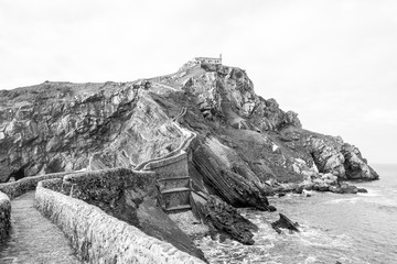 Climbing to San Juan de Gaztelugatxe