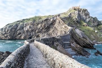 Climbing to San Juan de Gaztelugatxe