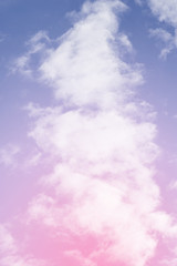 sun and cloud background with a pastel color

