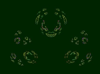 Abstract fractal illustration.  Design element for title , page backgrounds,banners, labels, prints, posters, web, presentation, invitabanners.