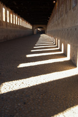 Covered road of the Sforzesco Castle - Vigevano