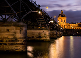 Naklejka premium Pont Paris nuit