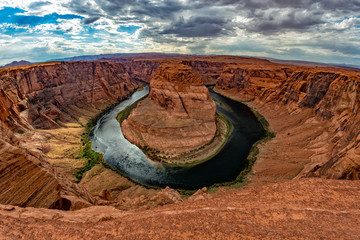 horseshoe bend page arizona view