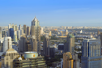Cityscape office building and downtown of Bangkok,Thailand