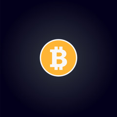 Cripto currency logo coin:  Bitcoin