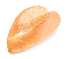 bread on a white background