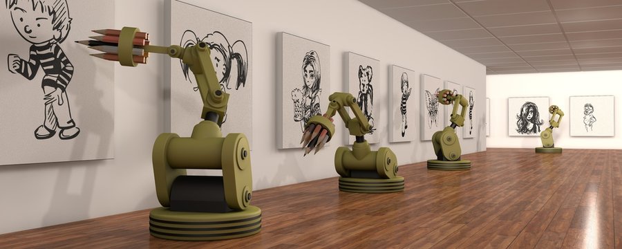 robots met artistiek talent