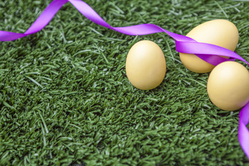 Easter Background with Copy Space