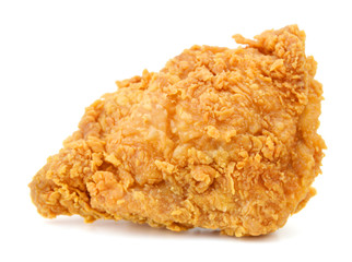 Fried Chicken Wings on white background