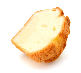 Muffins on the white background
