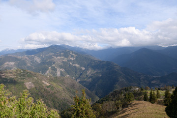 Taiwan mountain scenery