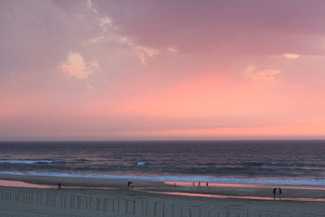 Obraz premium Sunset in crimson